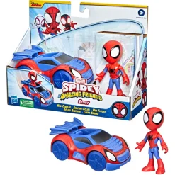 Hasbro Marvel E I Suoi Fantastici Amici, Action Figure Con Vicolo, Per Bambini Dai 3 Anni In Su Mondi Immaginari