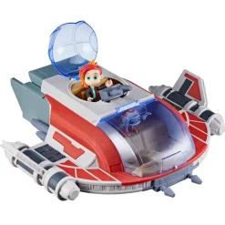 Hasbro Nave The Crimson Firehawk E Action Figure, Giocattoli Di , Giocattoli Per Eta Prescolare (43 Cm) Mondi Immaginari