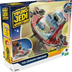 Hasbro Nave The Crimson Firehawk E Action Figure, Giocattoli Di , Giocattoli Per Eta Prescolare (43 Cm) Mondi Immaginari