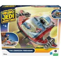 Hasbro Nave The Crimson Firehawk E Action Figure, Giocattoli Di , Giocattoli Per Eta Prescolare (43 Cm) Mondi Immaginari