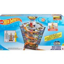 New City Playset Mega Garage Twist Con 1 Veicolo 1:64 Garage E Circuiti