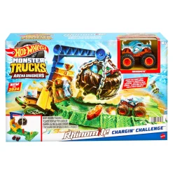 Clearance Monster Trucks Sfida Demolizione Del Carico Rhinomite, Playset Arena Degli Scontri Con Truck Rhinomite Macchinine Bambini