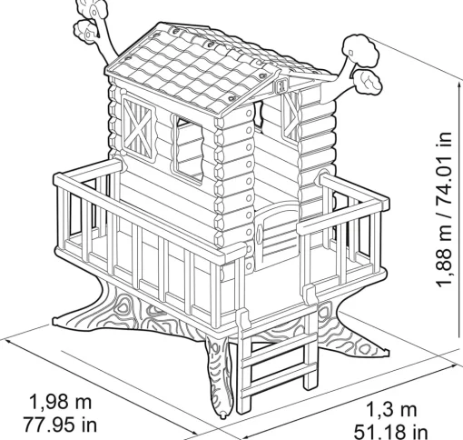 Online House On The Tree Casette Per Bambini