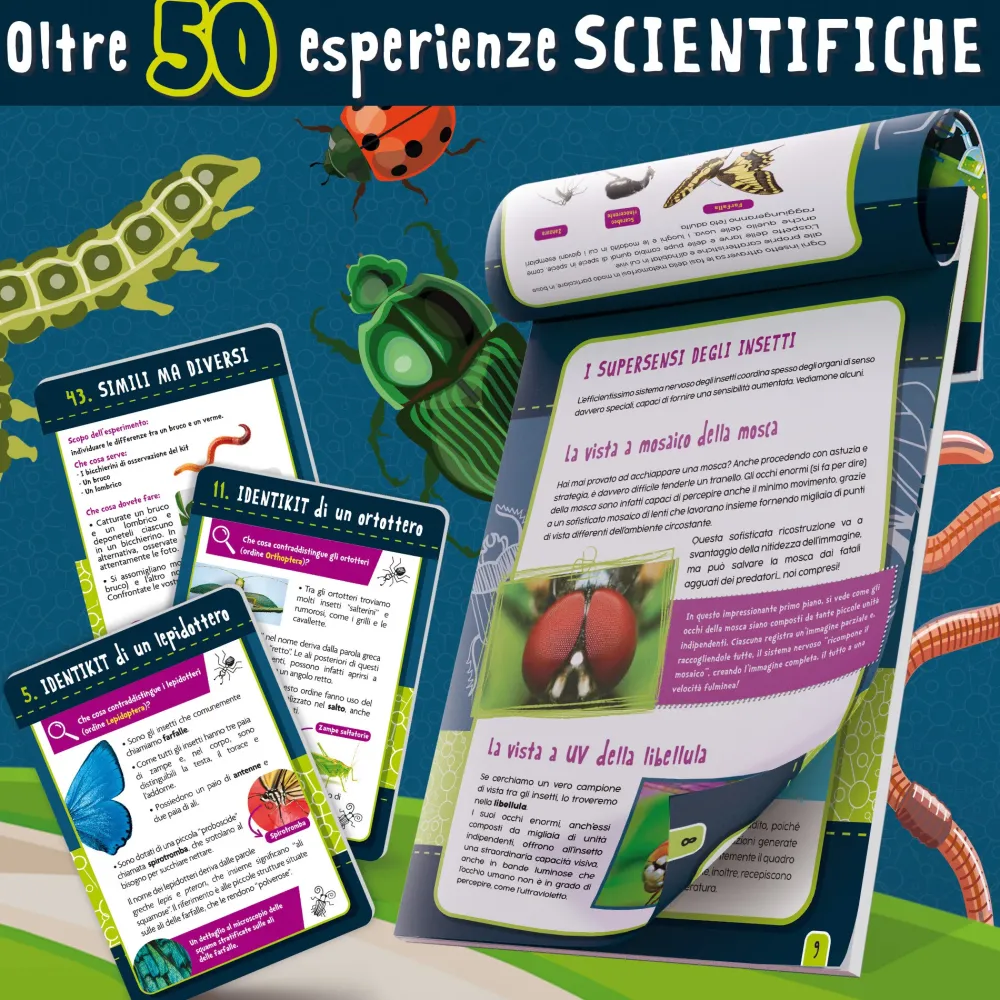 Sale I'M A Genius Scienza In Casa Insetti Giochi Scientifici