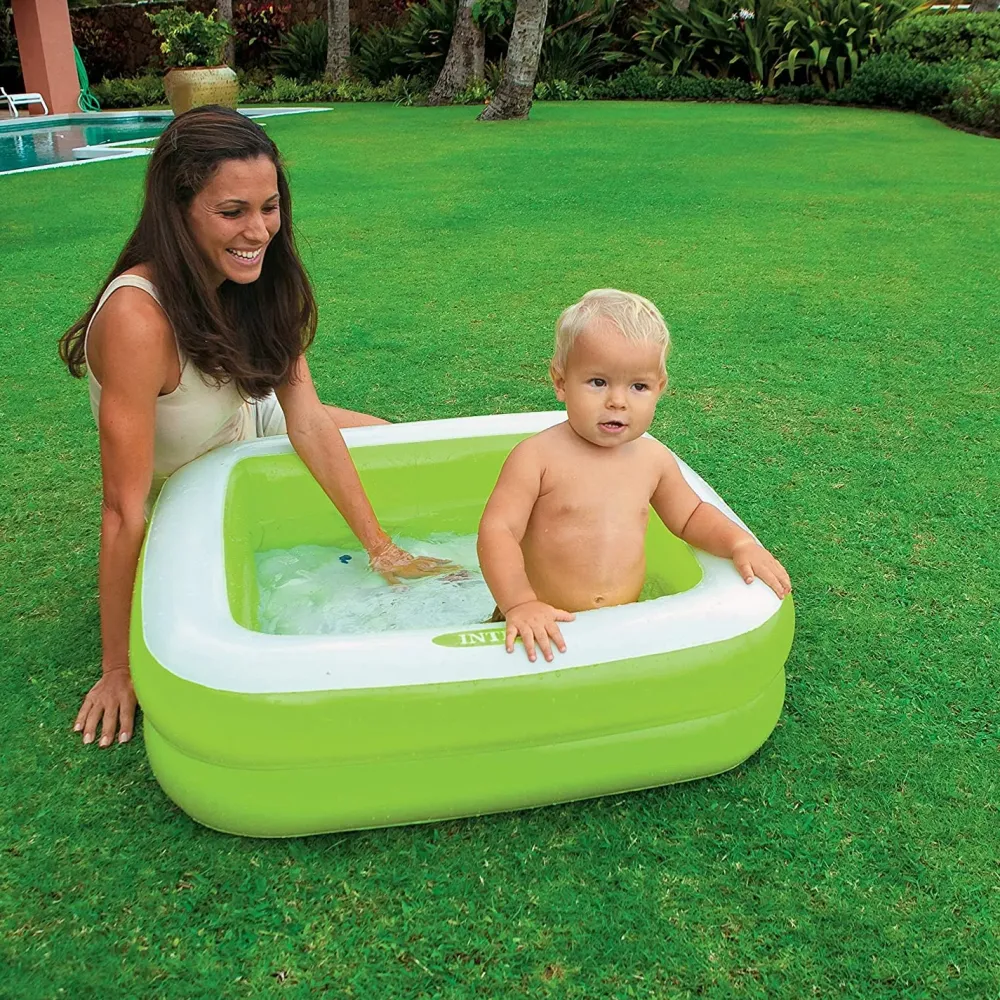 Hot Piscina Baby Rettangolare 85X85X23 Cm Gonfiabili Per Bambini
