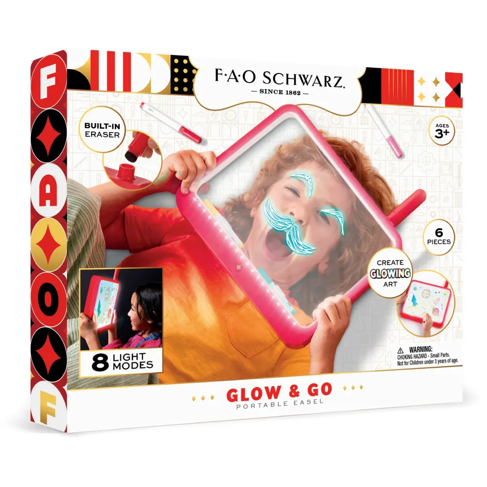 Clearance Lavagnetta Luminosa Glow & Go Portable Kit Artistici E Pittura