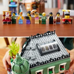 Hot 10297 Boutique Hotel, Set Modellini Da Costruire Per Adulti, Edificio Modulare Da Collezione Con 7 Minifigure Mattoncini