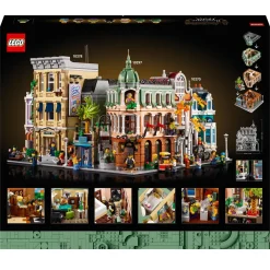 Hot 10297 Boutique Hotel, Set Modellini Da Costruire Per Adulti, Edificio Modulare Da Collezione Con 7 Minifigure Mattoncini