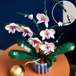 Hot 10311 Orchidea, Set Per Adulti Da Collezione, Hobby Creativi, Modellino Da Costruire In Mattoncini Con Fiori Finti Mattoncini