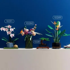 Hot 10311 Orchidea, Set Per Adulti Da Collezione, Hobby Creativi, Modellino Da Costruire In Mattoncini Con Fiori Finti Mattoncini