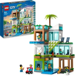 New 60365 Condomini, Modular Building Set Con Stanze Combinabili E 6 Minifigure, Regalo Di Compleanno Per Bambini 6+ Anni Mattoncini