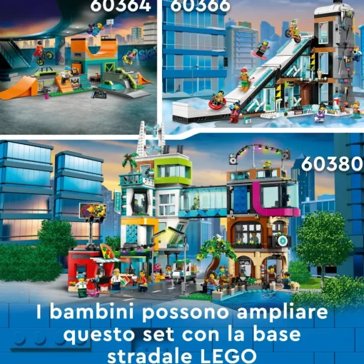 New 60365 Condomini, Modular Building Set Con Stanze Combinabili E 6 Minifigure, Regalo Di Compleanno Per Bambini 6+ Anni Mattoncini