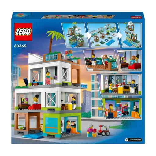 New 60365 Condomini, Modular Building Set Con Stanze Combinabili E 6 Minifigure, Regalo Di Compleanno Per Bambini 6+ Anni Mattoncini