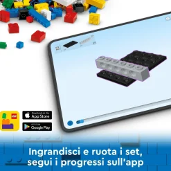 New 60404 Furgone Degli Hamburger Giocattolo, Veicolo Per Bambini 5+ Anni, Camion Food Truck Con Accessori E 2 Minifigure Mattoncini