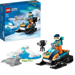 New 60376 Gatto Delle Nevi Artico, Gioco Per Bambini 5+ Anni, Costruzioni Con Veicolo, Foche E Minifigure, Idea Regalo Mattoncini