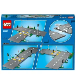 Discount City 60304 Piattaforme Stradali, Set Basi Con Lampioni Fosforescenti, Semafori Giocattolo, Cartelli E Segnaletica, Toys Center Mattoncini