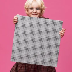 Discount Classic 11024 Base Grigia, Tavola Per Costruzioni Quadrata Con 48 48 Bottoncini, Piattaforma Classica Per Mattoncini Mattoncini