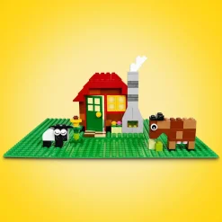 Classic 11023 Base Verde, Tavola Per Costruzioni Quadrata Con 32 32 Bottoncini, Piattaforma Classica Per Mattoncini Mattoncini