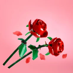 Online 40460 Rose Set Fiori Finti Compatibile Con Bouquet Di Fiori Artificiali, Regalo Di San Valentino Per Lei O Lui Mattoncini