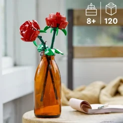 Online 40460 Rose Set Fiori Finti Compatibile Con Bouquet Di Fiori Artificiali, Regalo Di San Valentino Per Lei O Lui Mattoncini