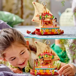Online Disney Princess 43210 La Barca A Vela Di Vaiana Con Mini Bamboline E Delfino, Giocattolo Creativo Per Bambine E Bambini 6+ Mattoncini