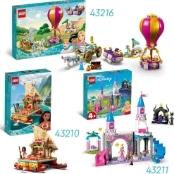 Online Disney Princess 43210 La Barca A Vela Di Vaiana Con Mini Bamboline E Delfino, Giocattolo Creativo Per Bambine E Bambini 6+ Mattoncini