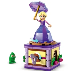 Outlet Disney Princess 43214 Rapunzel Rotante, Giocattolo Da Costruire Con Mini Bambolina In Abito Di Diamante, Giochi Bambini Mattoncini