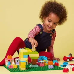 Outlet Duplo 10980 Base Verde, Tavola Classica Per Mattoncini, Piattaforma Giocattolo, Superfice Di Costruzione Per Bambini Mattoncini