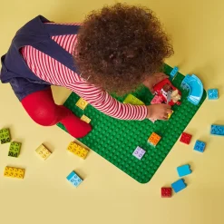 Outlet Duplo 10980 Base Verde, Tavola Classica Per Mattoncini, Piattaforma Giocattolo, Superfice Di Costruzione Per Bambini Mattoncini
