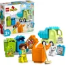 Discount 10987 Camion Riciclaggio Rifiuti, Camion Spazzatura Giocattolo, Gioco Educativo Per Bambini, Raccolta Differenziata Mattoncini