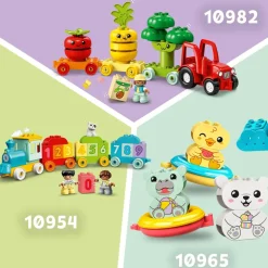 Online 10412 Il Treno Degli Animali, Giochi Per Bambini Da 1.5 Anni, Giocattolo Educativo Per L'Apprendimento Didattico Mattoncini