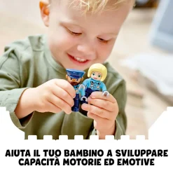 Online Duplo 10959 Stazione Di Polizia Ed Elicottero, Set Per Bambini Di 2+ Anni, Macchina Giocattolo Con Luci E Sirene Mattoncini
