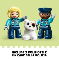 Online Duplo 10959 Stazione Di Polizia Ed Elicottero, Set Per Bambini Di 2+ Anni, Macchina Giocattolo Con Luci E Sirene Mattoncini
