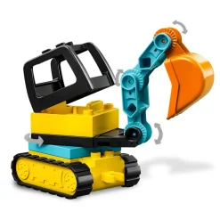 Outlet Duplo Town 10931 Camion E Scavatrice Cingolata, Scavatore Giocattolo, Sviluppo Delle Abilita Motorie, Giochi Per Bambini Mattoncini