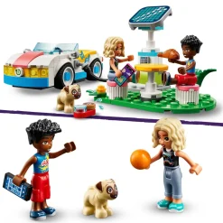 Best 42609 Auto Elettrica E Caricabatterie, Giochi Per Bambini Di 6+ Anni Con Macchina Giocattolo E 2 Mini Bamboline Mattoncini