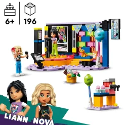 Best 42610 Karaoke Party, Giochi Musicali Per Bambini Di 6+ Anni Con Palco Girevole E 2 Mini Bamboline Di Liann E Nova Mattoncini