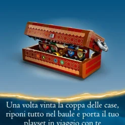 Outlet Lego 76416 Baule Del Quidditch, Gioca A 3 Diverse Sfide Fino A Due Giocatori, Con Minifigure Di Draco Malfoy Mattoncini