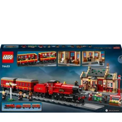 Best Lego 76423 Espresso Per Hogwarts E Stazione Di Hogsmeade Con Treno Giocattolo, Binari, Biglietteria, 8 Minifigure Mattoncini