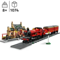 Best Lego 76423 Espresso Per Hogwarts E Stazione Di Hogsmeade Con Treno Giocattolo, Binari, Biglietteria, 8 Minifigure Mattoncini