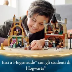 Hot Harry Potter Visita Al Villaggio Di Hogsmeade, Set Giocattoli Per Bambini, Minifigure D'Oro Del 20° Anniversario, 76388 Mattoncini