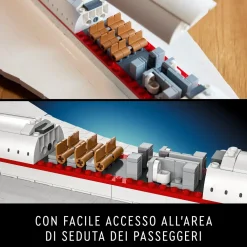 Discount Icons 10318 Concorde Kit Modellismo Da Costruire Per Adulti, Iconico Modellino Di Aereo Passeggeri, Regalo Uomo O Donna Mattoncini