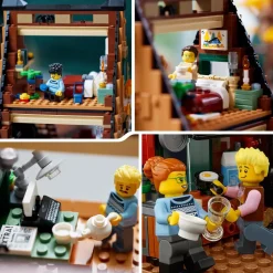 New 21338 Baita, Kit Modellino Casa Da Costruire Per Adulti Con 4 Minifigure Personalizzabili E Di Animali Selvatici Mattoncini