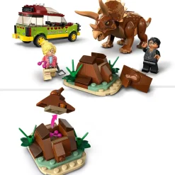 Lego Jurassic Park 76959 La Ricerca Del Triceratopo, Dinosauro Giocattolo Per Bambini 8+ Anni, Collezione 30° Anniversario Mattoncini