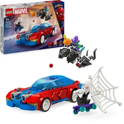 Lego Marvel 76279 Auto Da Corsa Di Spider-Man E Venom Goblin, Gioco Per Bambini Di 7+ Anni, Veicoli Giocattolo Dei Supereroi Mattoncini