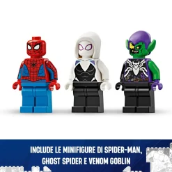 Lego Marvel 76279 Auto Da Corsa Di Spider-Man E Venom Goblin, Gioco Per Bambini Di 7+ Anni, Veicoli Giocattolo Dei Supereroi Mattoncini