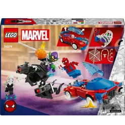 Lego Marvel 76279 Auto Da Corsa Di Spider-Man E Venom Goblin, Gioco Per Bambini Di 7+ Anni, Veicoli Giocattolo Dei Supereroi Mattoncini