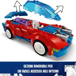 Lego Marvel 76279 Auto Da Corsa Di Spider-Man E Venom Goblin, Gioco Per Bambini Di 7+ Anni, Veicoli Giocattolo Dei Supereroi Mattoncini
