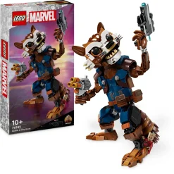Best Lego Marvel 76282 Rocket E Baby Groot, Giochi Per Bambini Di 10+ Anni Con Action Figure Snodabile E Minifigure Del Supereroe Mattoncini