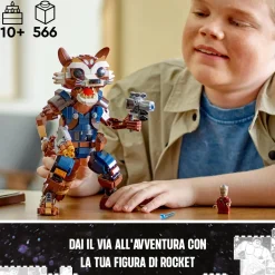 Best Lego Marvel 76282 Rocket E Baby Groot, Giochi Per Bambini Di 10+ Anni Con Action Figure Snodabile E Minifigure Del Supereroe Mattoncini