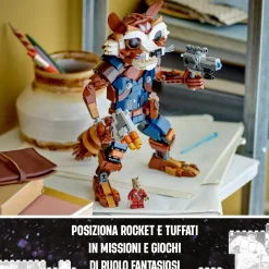 Best Lego Marvel 76282 Rocket E Baby Groot, Giochi Per Bambini Di 10+ Anni Con Action Figure Snodabile E Minifigure Del Supereroe Mattoncini